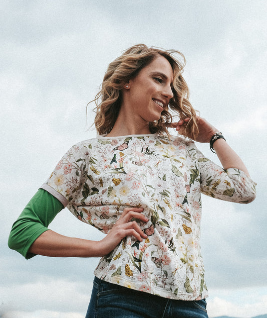 Floral Designer Women Top Verdure