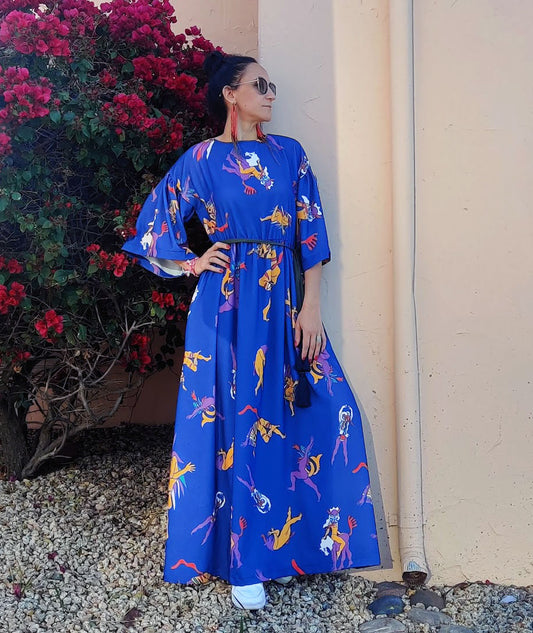 Long Designer Dress Superheroes