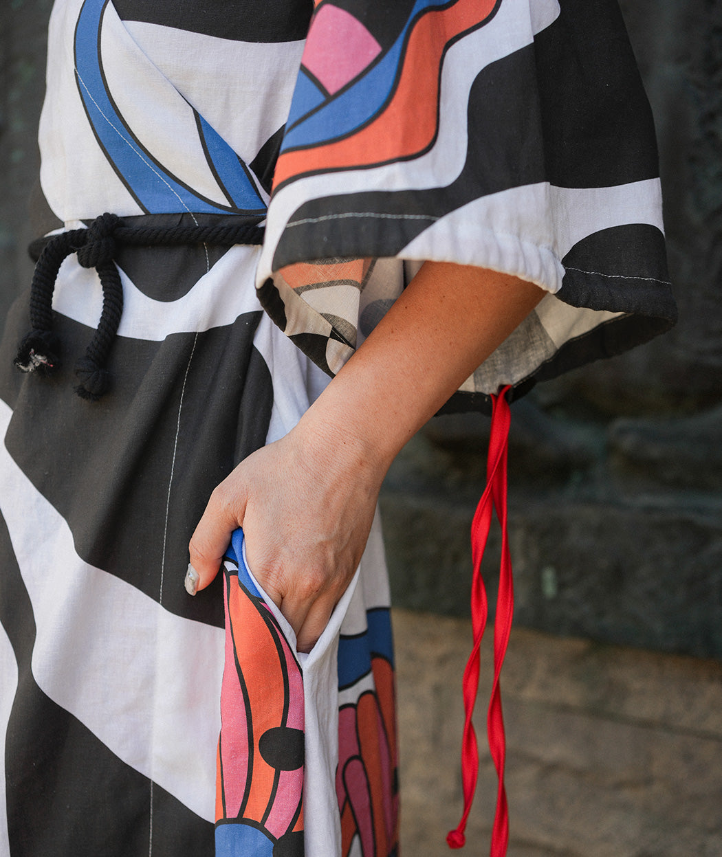 Artelie Haname Meadow floral dress, print detail