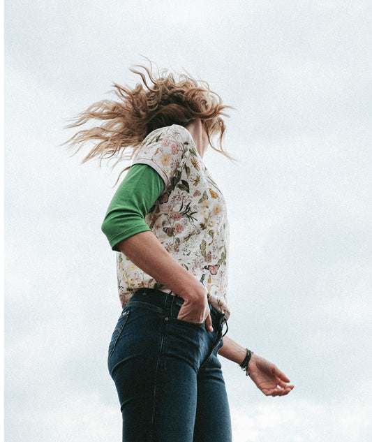 Floral Designer Women Top Verdure