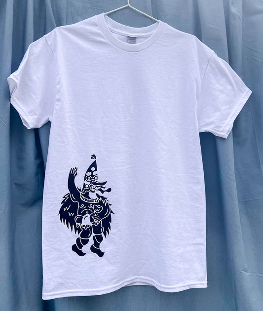 White Men Women T-Shirt Kuker